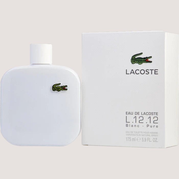 Lacoste L.12.12 Blanc Pure EDT (M) / 175ml - Oasis Perfumes Honduras