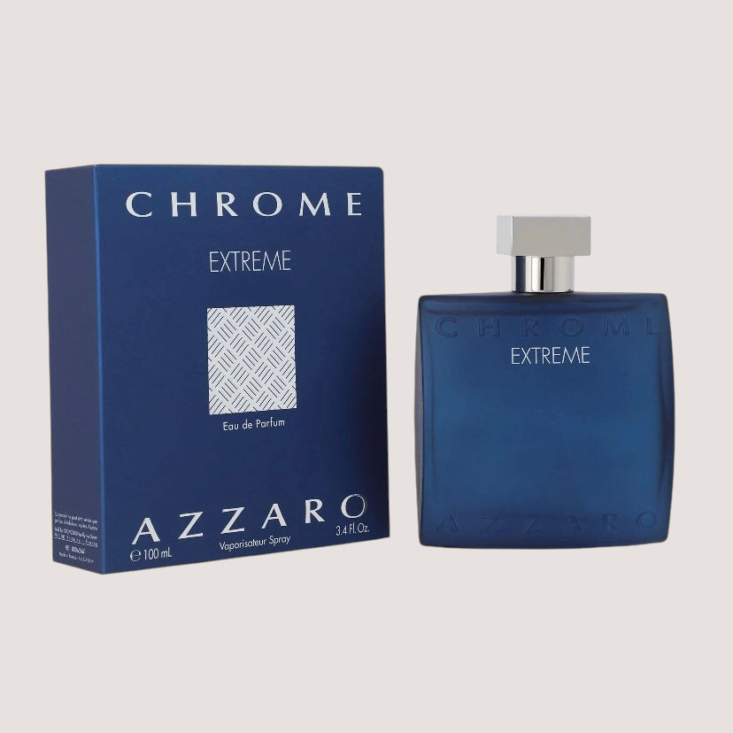 Perfume Azzaro Chrome Extreme de Oasis Perfumes Honduras Mayoreo, fragancia cítrica aromática para hombre de 100ml.