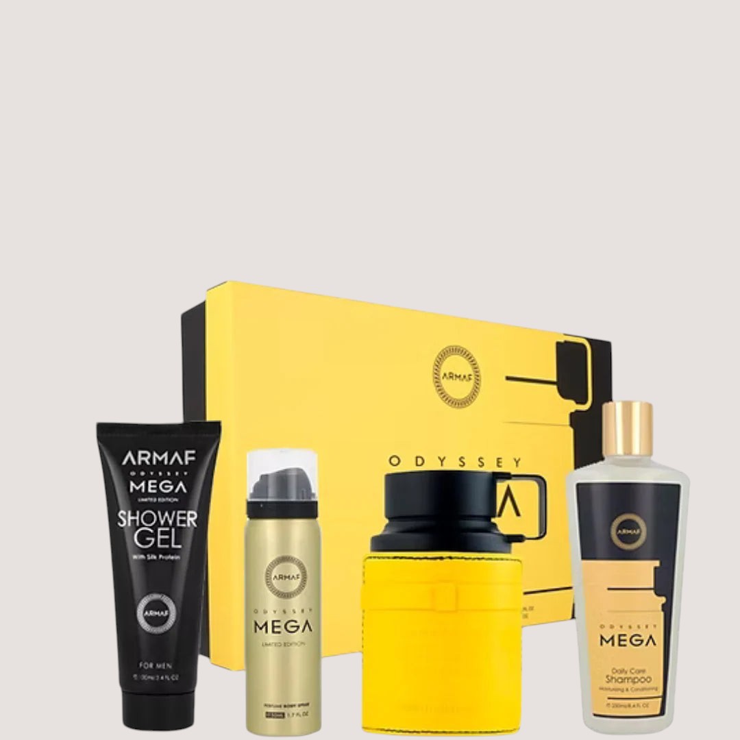Armaf Odyssey Mega EDP (M) / 4 Pc SP 100ml; SP 10ml; SG 100ml; BS 200ml