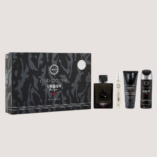 Armaf Club de Nuit Urban Man Elixir EDP (M) / 105ml / 4 Pc SP 105ml; SP 10ml; SG 100ml; BS 200ml - Oasis Perfumes Honduras