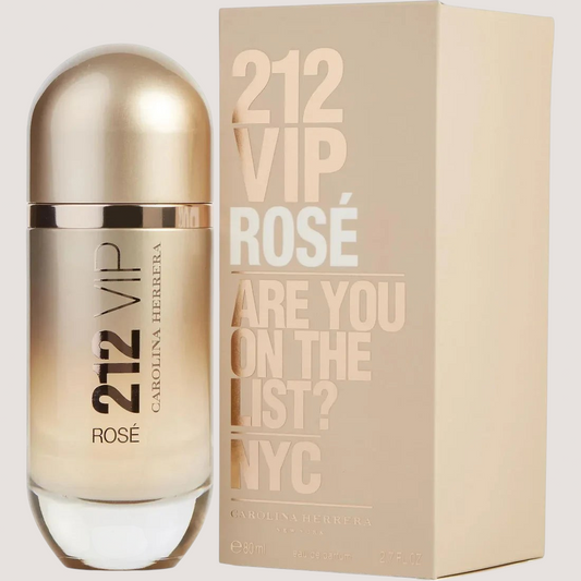 Oasis Perfumes Honduras Mayoreo Carolina Herrera 212 VIP Rose eau de parfum 80ml bottle and box
