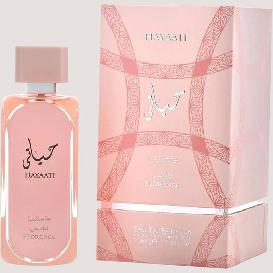 Lattafa Hayaati Florence EDP (W) / 100ml - Oasis Perfumes Honduras